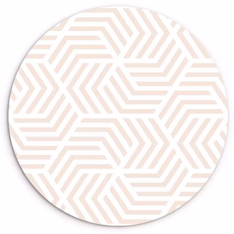 Muurcirkel - Patroon - Geometrie - Design - Pastel — 1