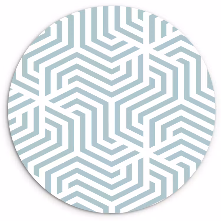 Muurcirkel - Patroon - Lijn - Design - Groen — 1