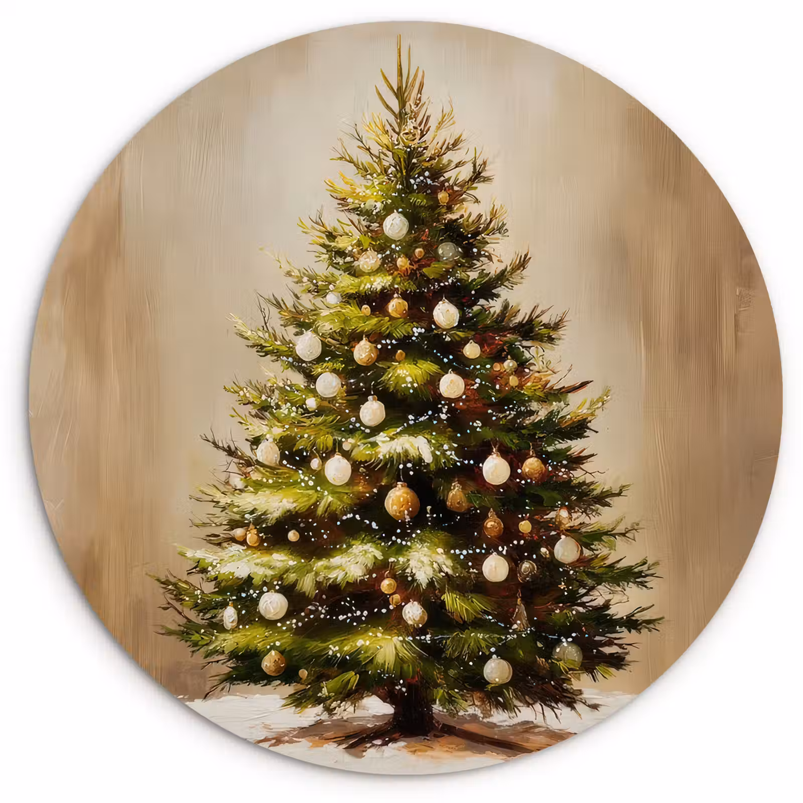 Muurcirkel - Kerst - Sfeer - Groen — 1