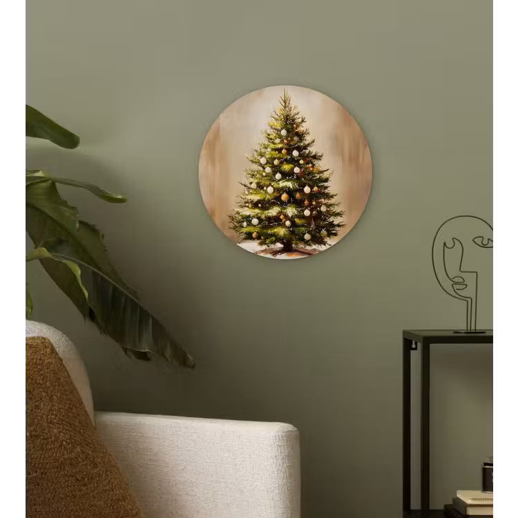 Muurcirkel - Kerst - Sfeer - Groen — 3
