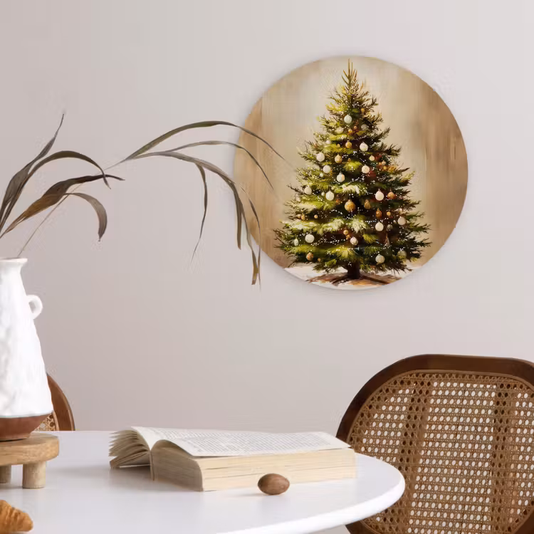 Muurcirkel - Kerst - Sfeer - Groen — 4