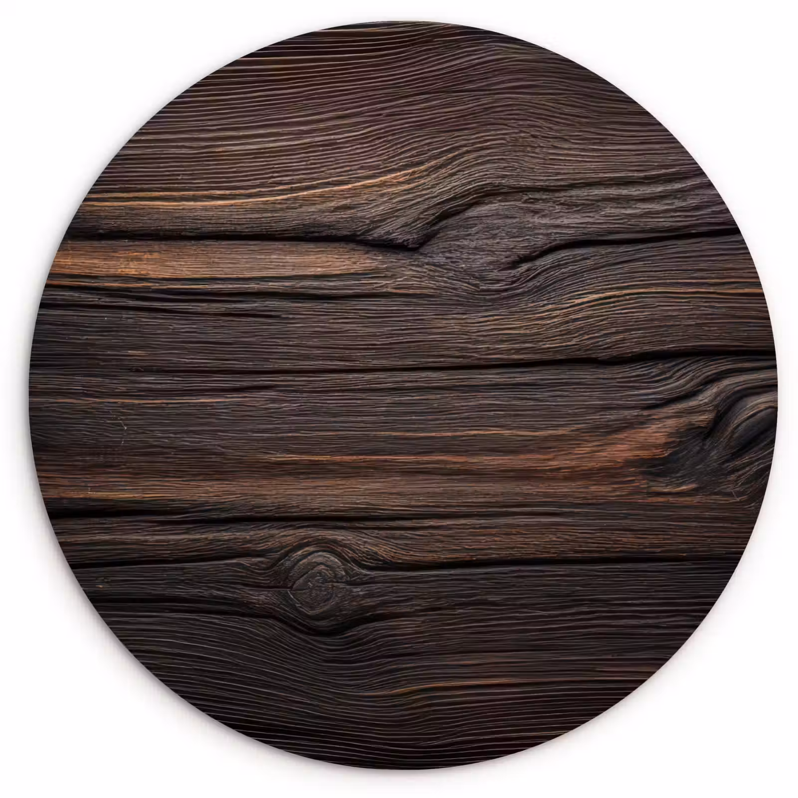 Muurcirkel - Hout - Grillige nerven — 1