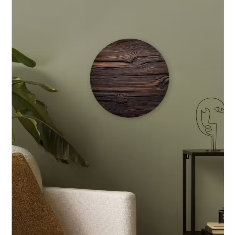 Muurcirkel - Hout - Grillige nerven — 3