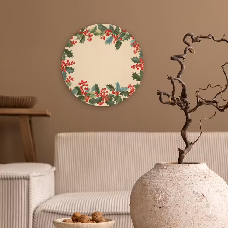 Muurcirkel - Hulstrand - Bessen - Beige — 2