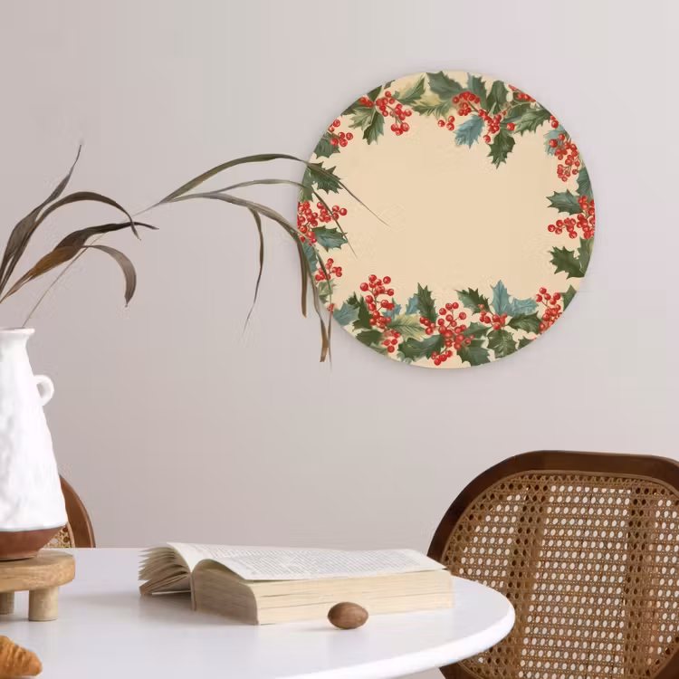 Muurcirkel - Hulstrand - Bessen - Beige — 4