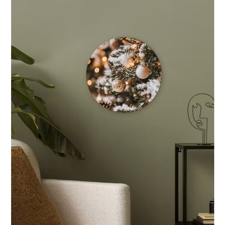 Muurcirkel - Kerst - Kerstboom - Winter - Binnen - Sneeuw — 3