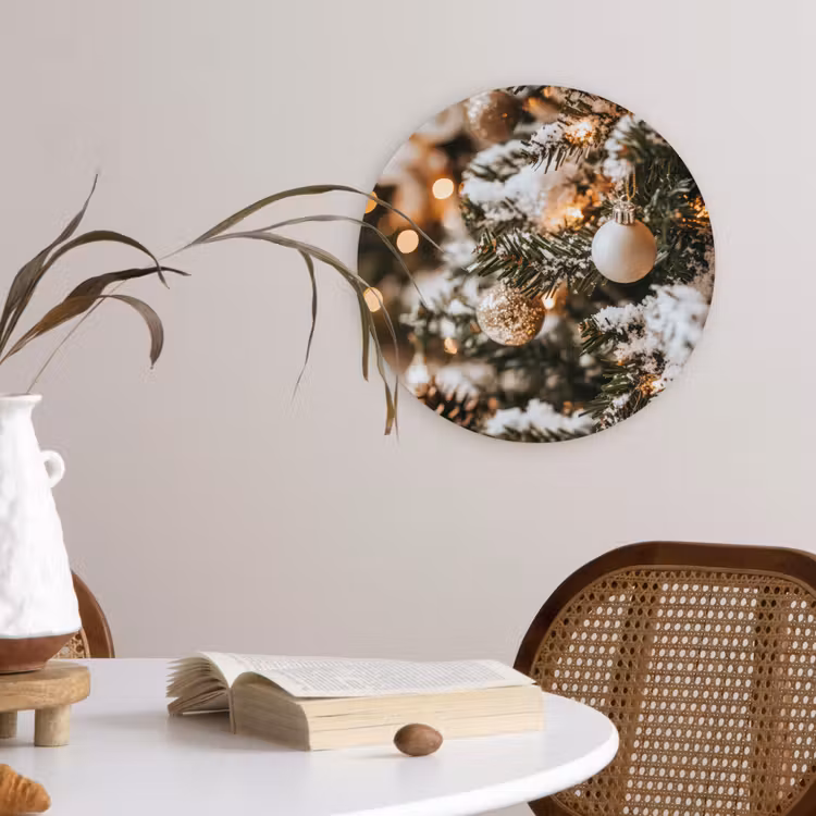 Muurcirkel - Kerst - Kerstboom - Winter - Binnen - Sneeuw — 4