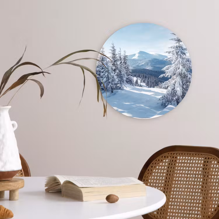 Muurcirkel - Sneeuw - Winter - Landschap - Bergen — 4