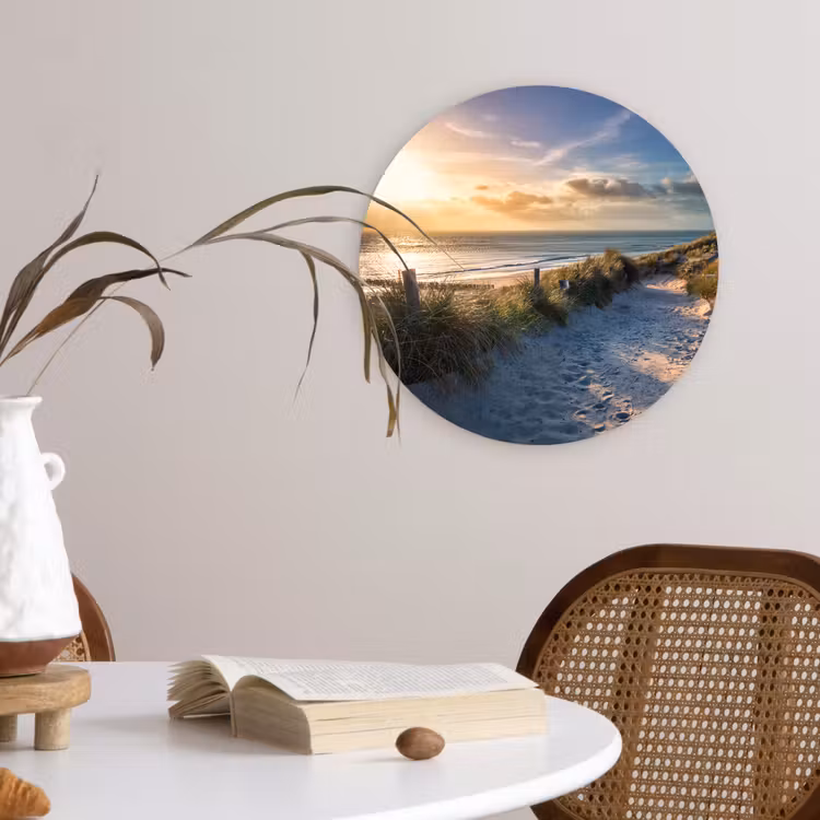 Muurcirkel - Zonsondergang - Strand - Duin - Gras - Bank — 4