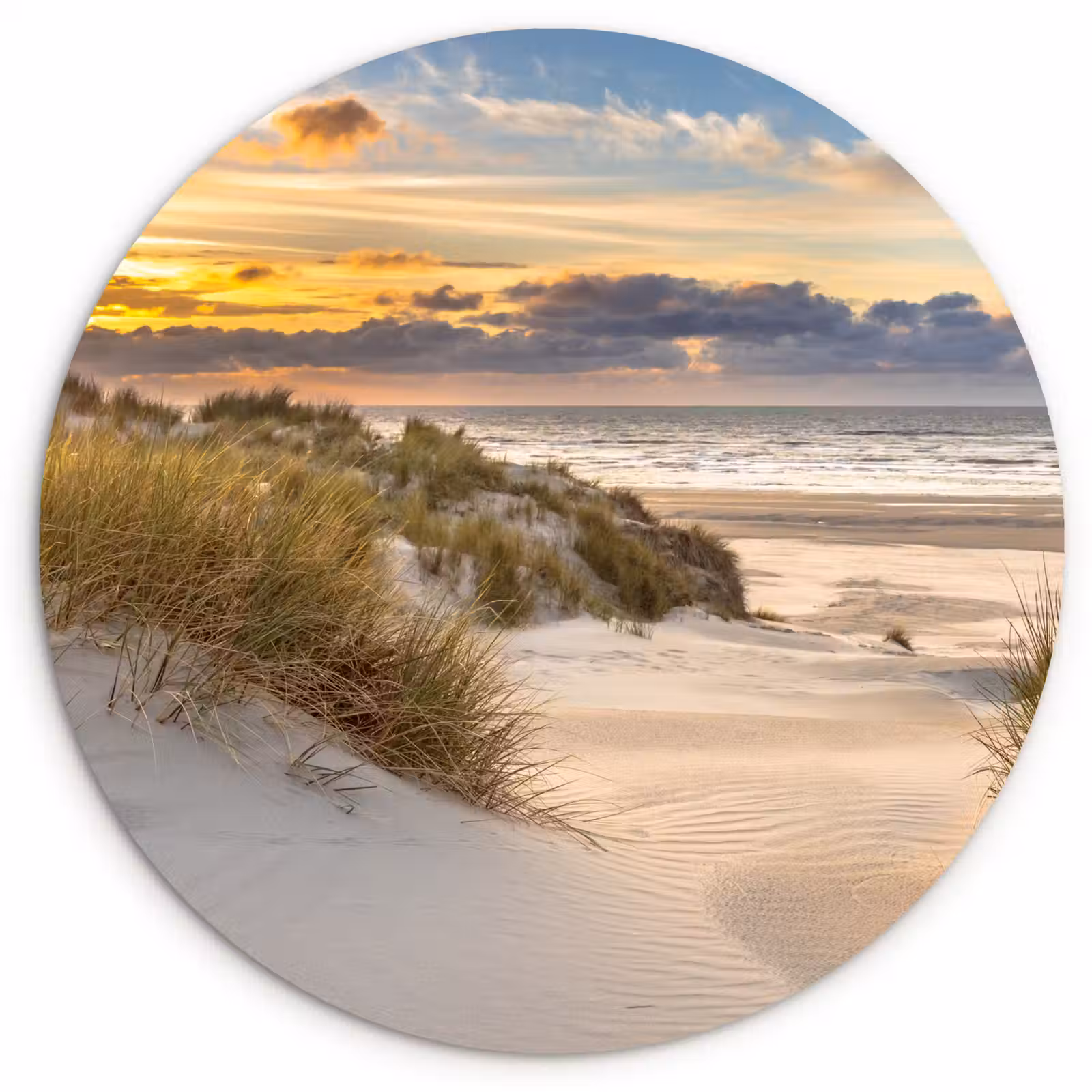 Muurcirkel - Strand - Duin - Gras - Zonsondergang - Zee — 1