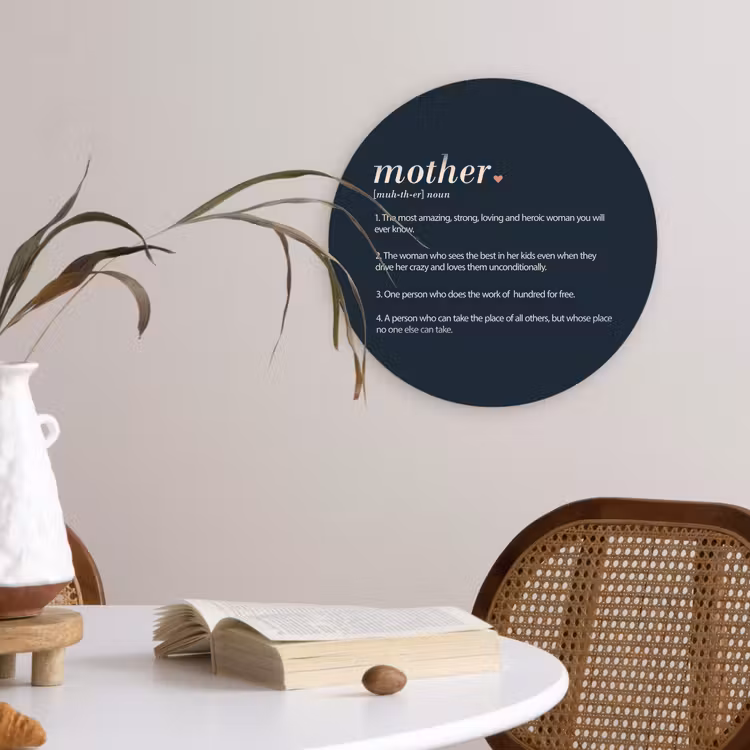 Muurcirkel - Mama definitie - Mother - Quotes - Spreuken — 4