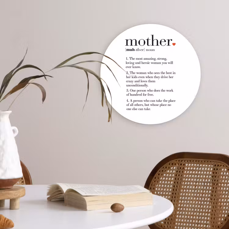 Muurcirkel - Moeder definitie - Quotes - Mother - Spreuken — 4