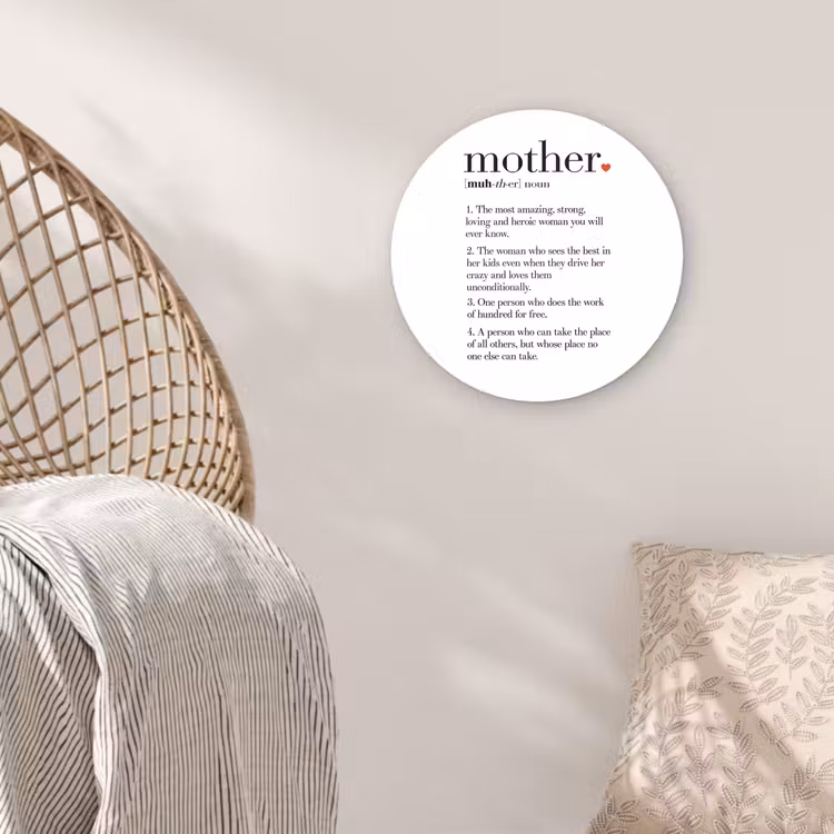 Muurcirkel - Moeder definitie - Quotes - Mother - Spreuken — 5