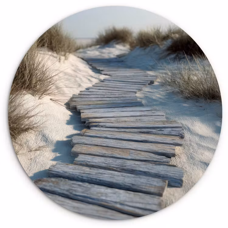 Muurcirkel - Pad - Planken - Duinen - Gras — 1