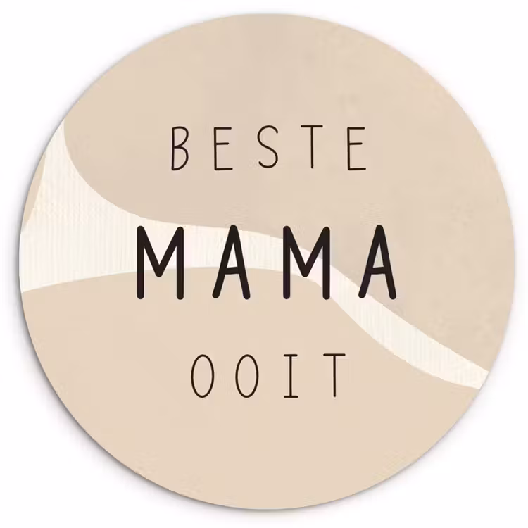 Muurcirkel - Quotes - Beste mama ooit - Mama - Spreuken — 1