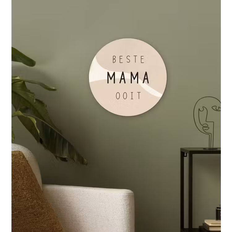 Muurcirkel - Quotes - Beste mama ooit - Mama - Spreuken — 3