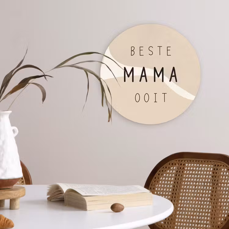 Muurcirkel - Quotes - Beste mama ooit - Mama - Spreuken — 4
