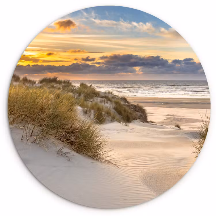 Muurcirkel - Strand - Duin - Gras - Zonsondergang - Zee — 1
