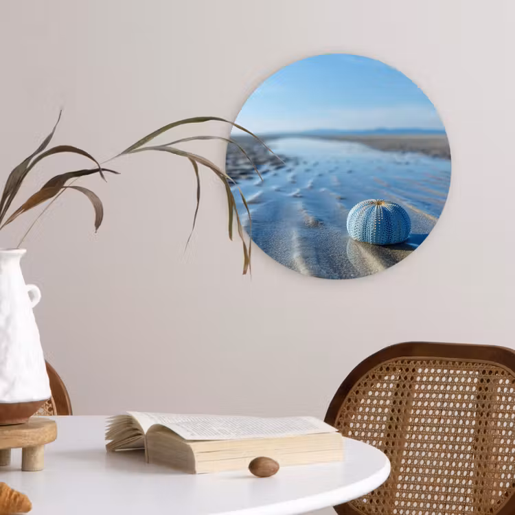 Muurcirkel - Strand - Schild - Water - Blauw — 4