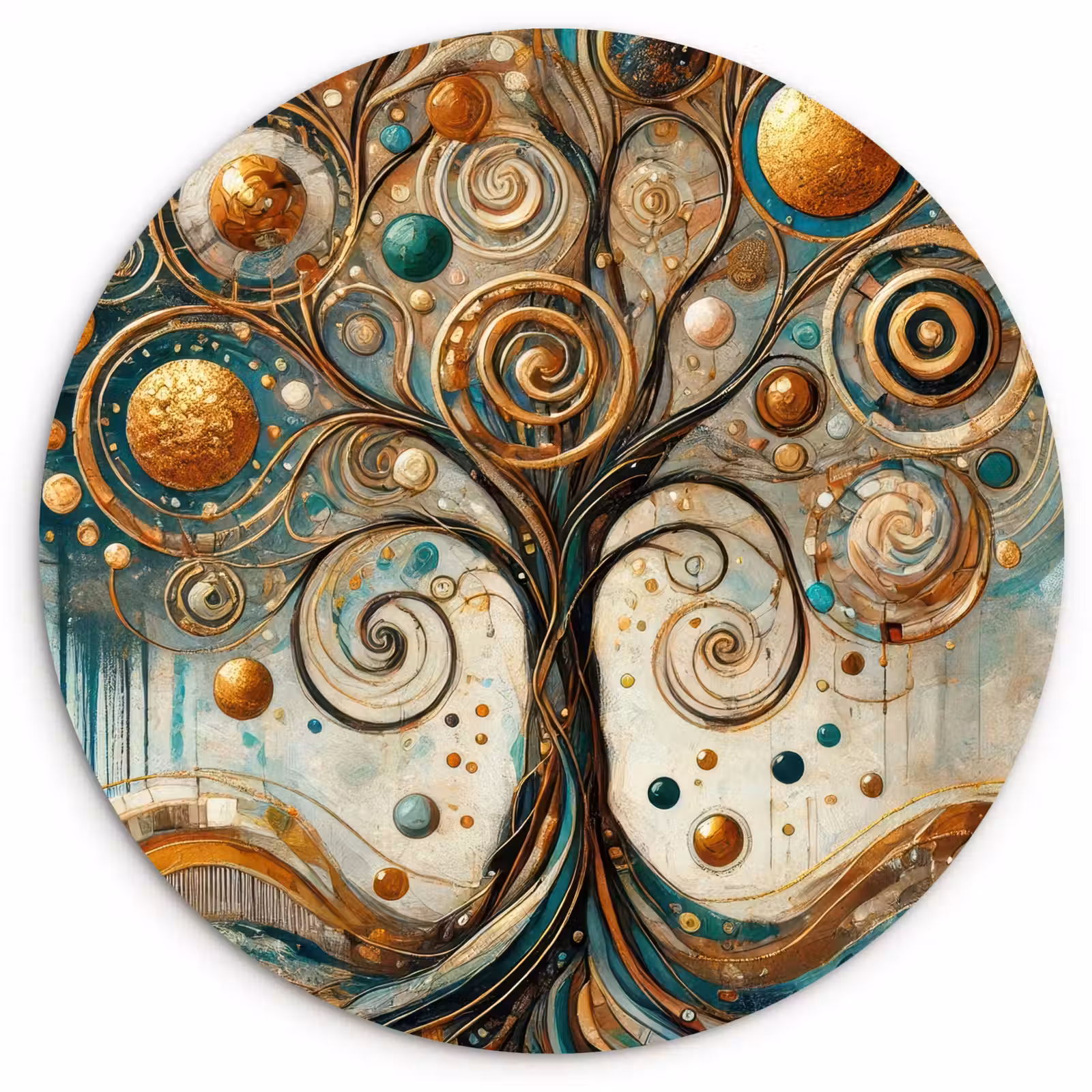 Muurcirkel - Levensboom - Boom - Abstract - Modern — 1