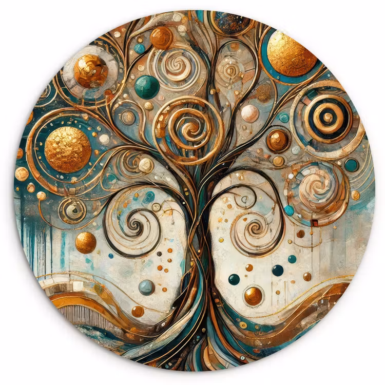 Muurcirkel - Levensboom - Boom - Abstract - Modern — 1