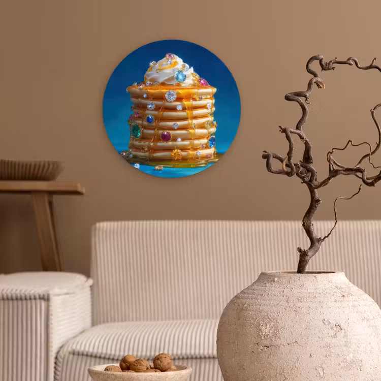 Muurcirkel - Pannenkoeken - Steentjes - Glitter - Slagroom — 2