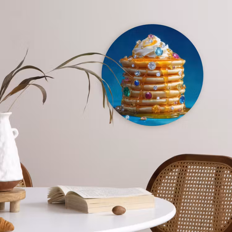 Muurcirkel - Pannenkoeken - Steentjes - Glitter - Slagroom — 4