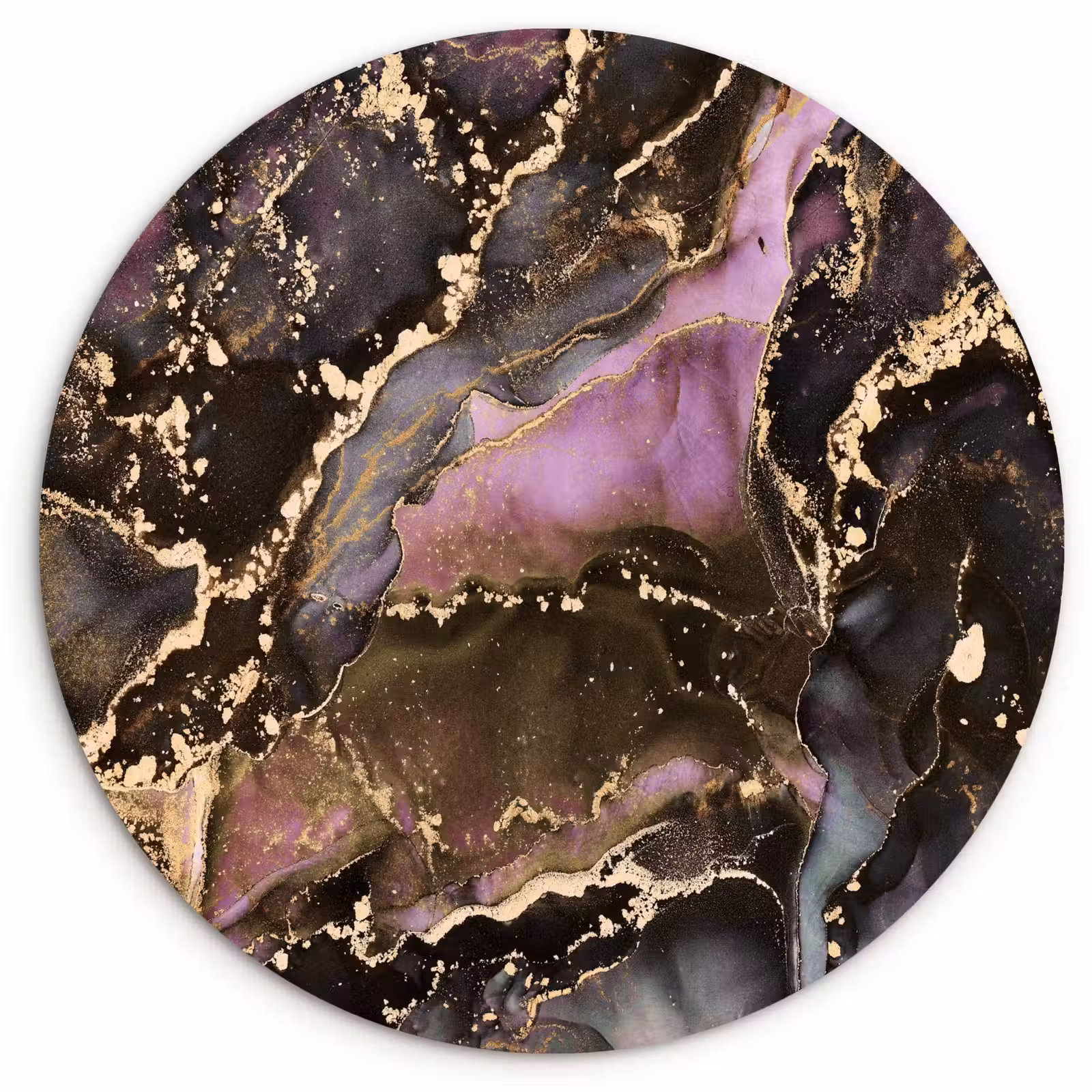 Muurcirkel - Marmer - Gold - Steen - Abstract — 1