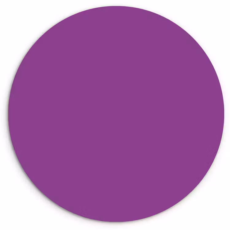 Muurcirkel - Paars - Kleuren - Effen — 1