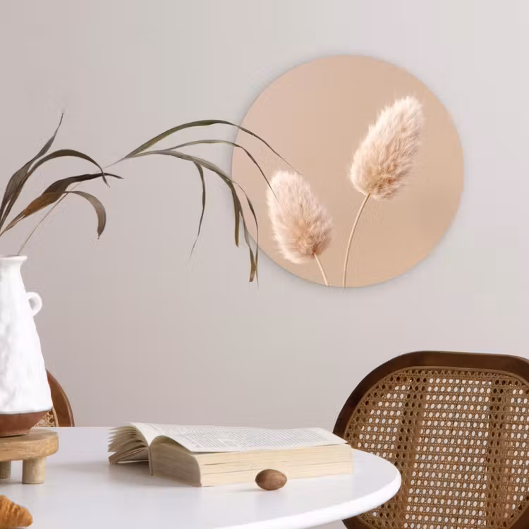 Muurcirkel - Pampas pluimen - Beige - Planten — 4