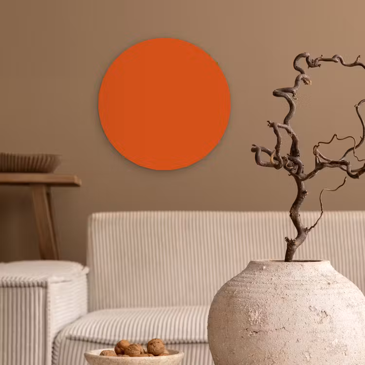 Muurcirkel - Sienna - Aarde - Kleuren - Effen — 2