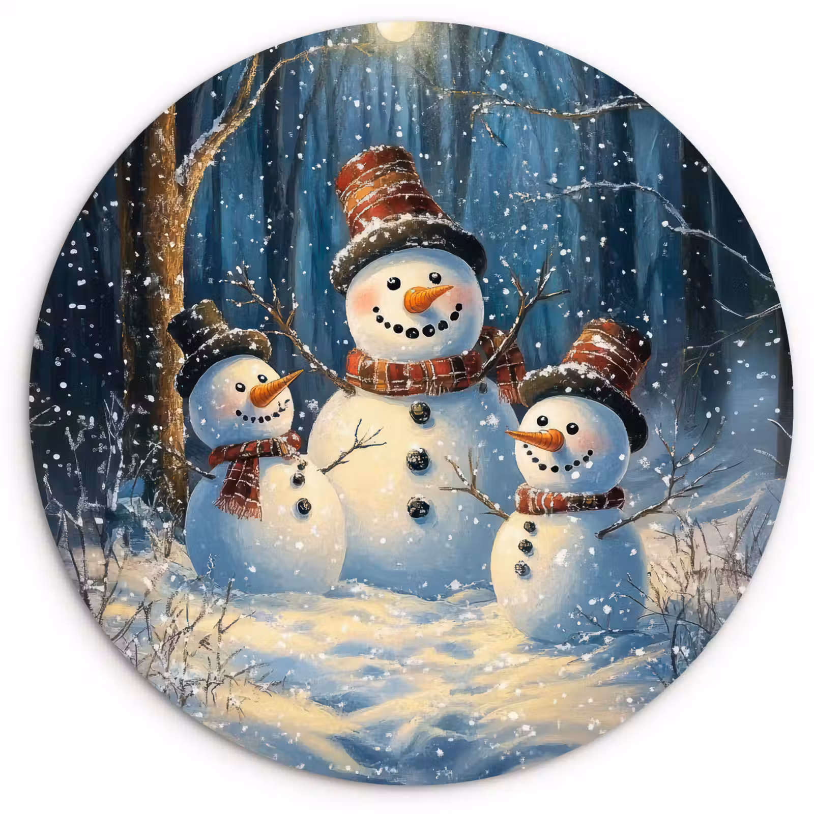 Muurcirkel - Sneeuwpop - Sneeuw - Winter - Bos — 1