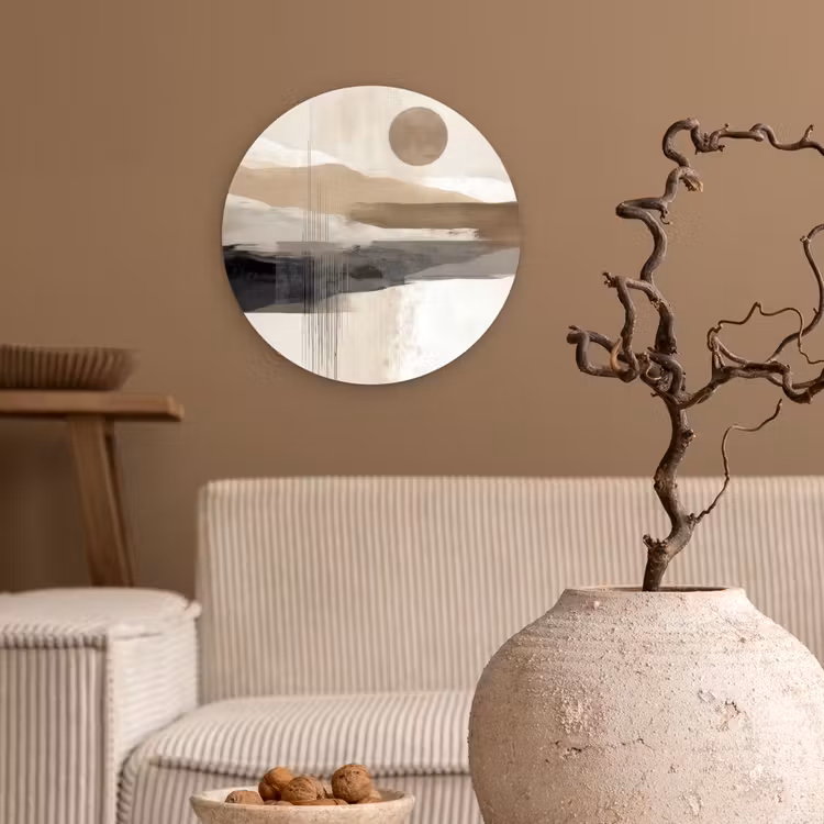Muurcirkel - Minimalistisch - Landschap - Dimensie — 2