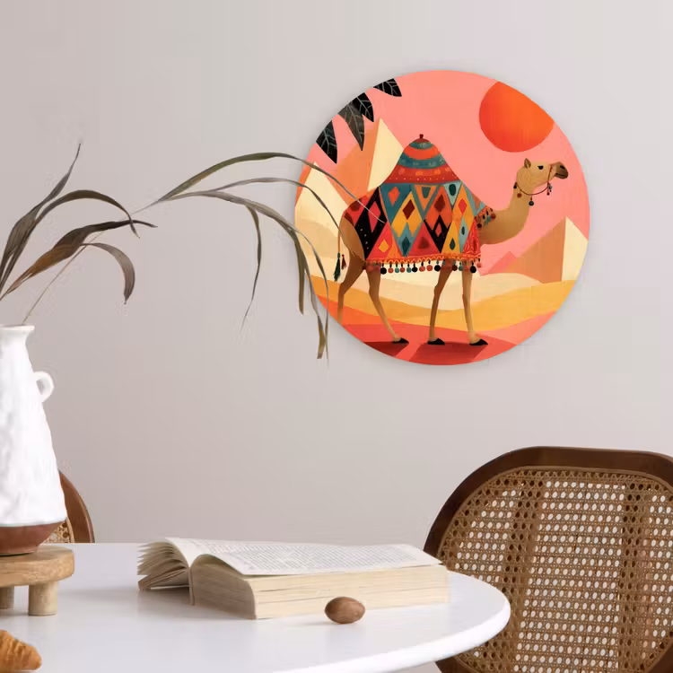 Muurcirkel - Kameel - Pyramides - Rode zon — 4