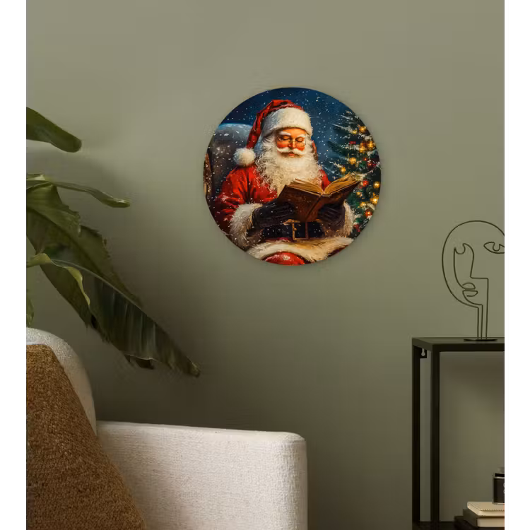Muurcirkel - Kerstman - Kerst - Winter - Kerstboom — 3