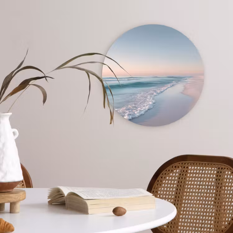 Muurcirkel - Kustlijn - Pastel - water — 4