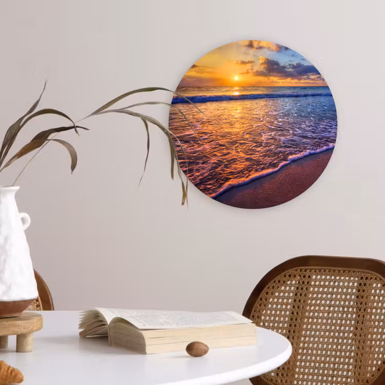 Muurcirkel - Zee - Strand - Zonsondergang - Wolken - Horizon — 4
