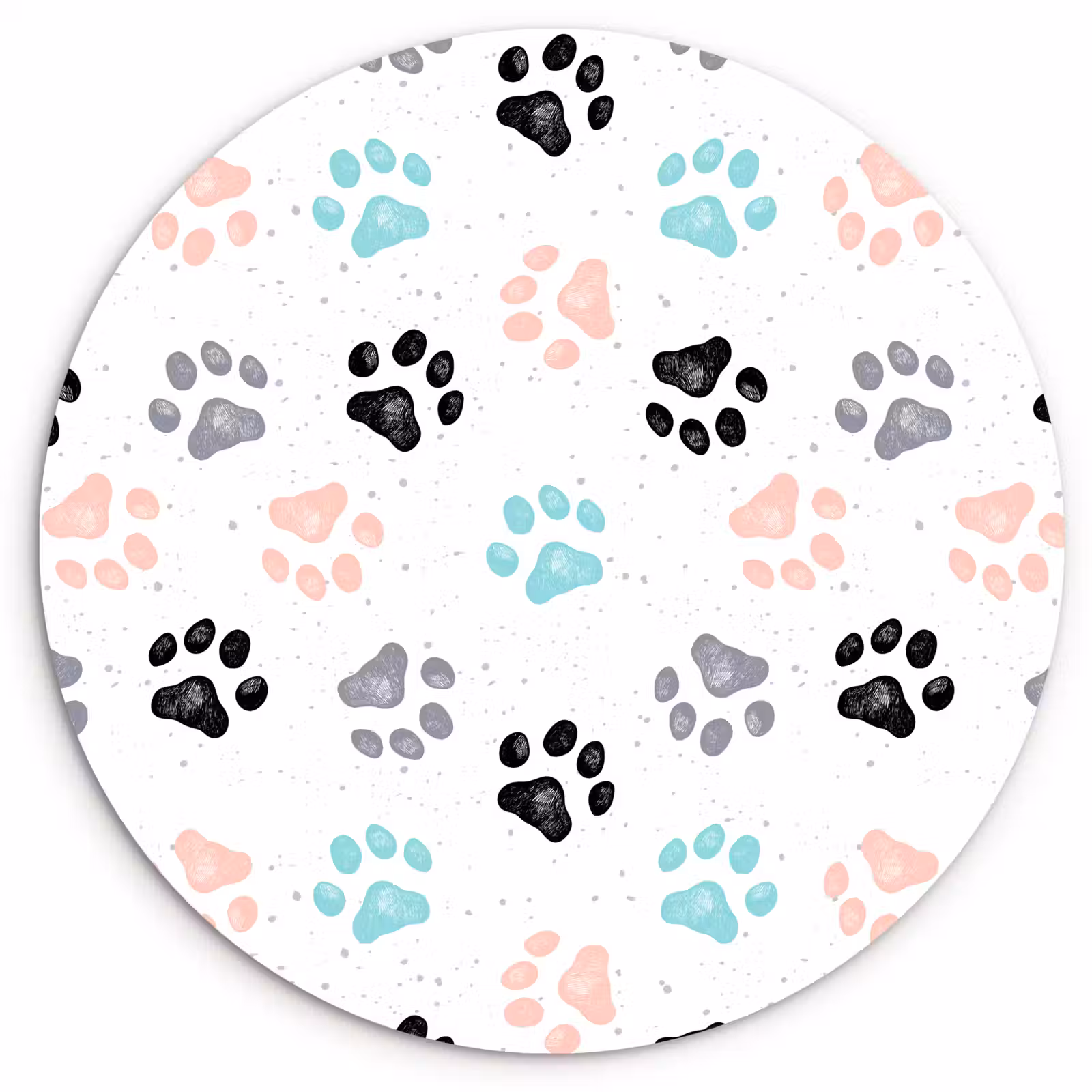 Muurcirkel - Paw - Pattern - Color — 1