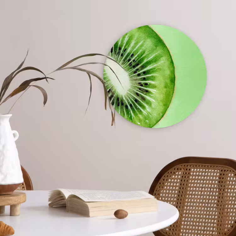 Muurcirkel - Kiwi - Groen - Fris — 4