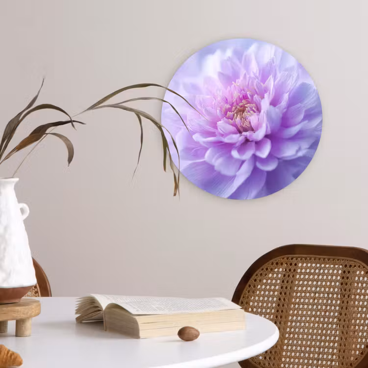 Muurcirkel - Paars - Dahlia - Dromerig — 4