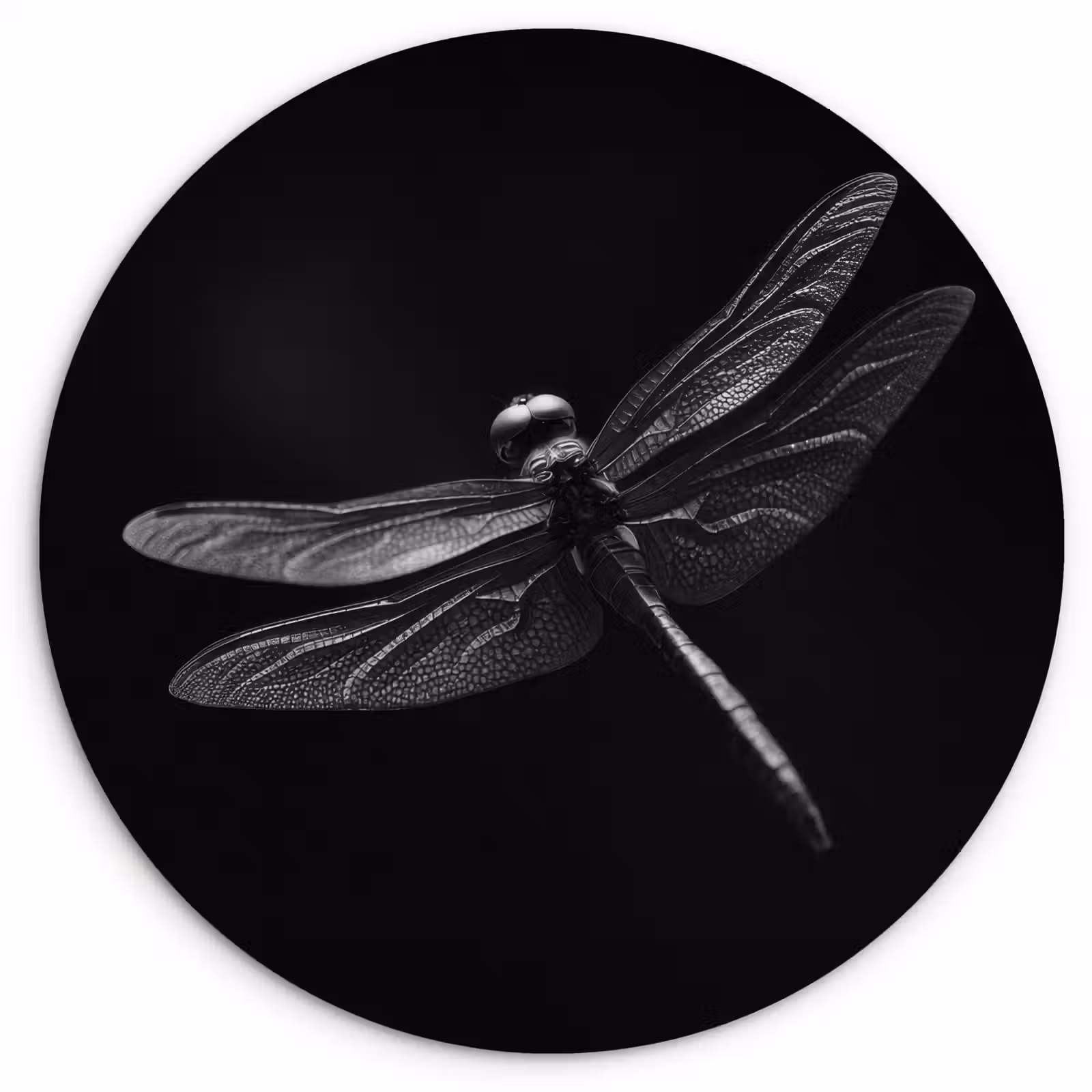 Muurcirkel - Libelle - Dieren - Zwart - Insect — 1