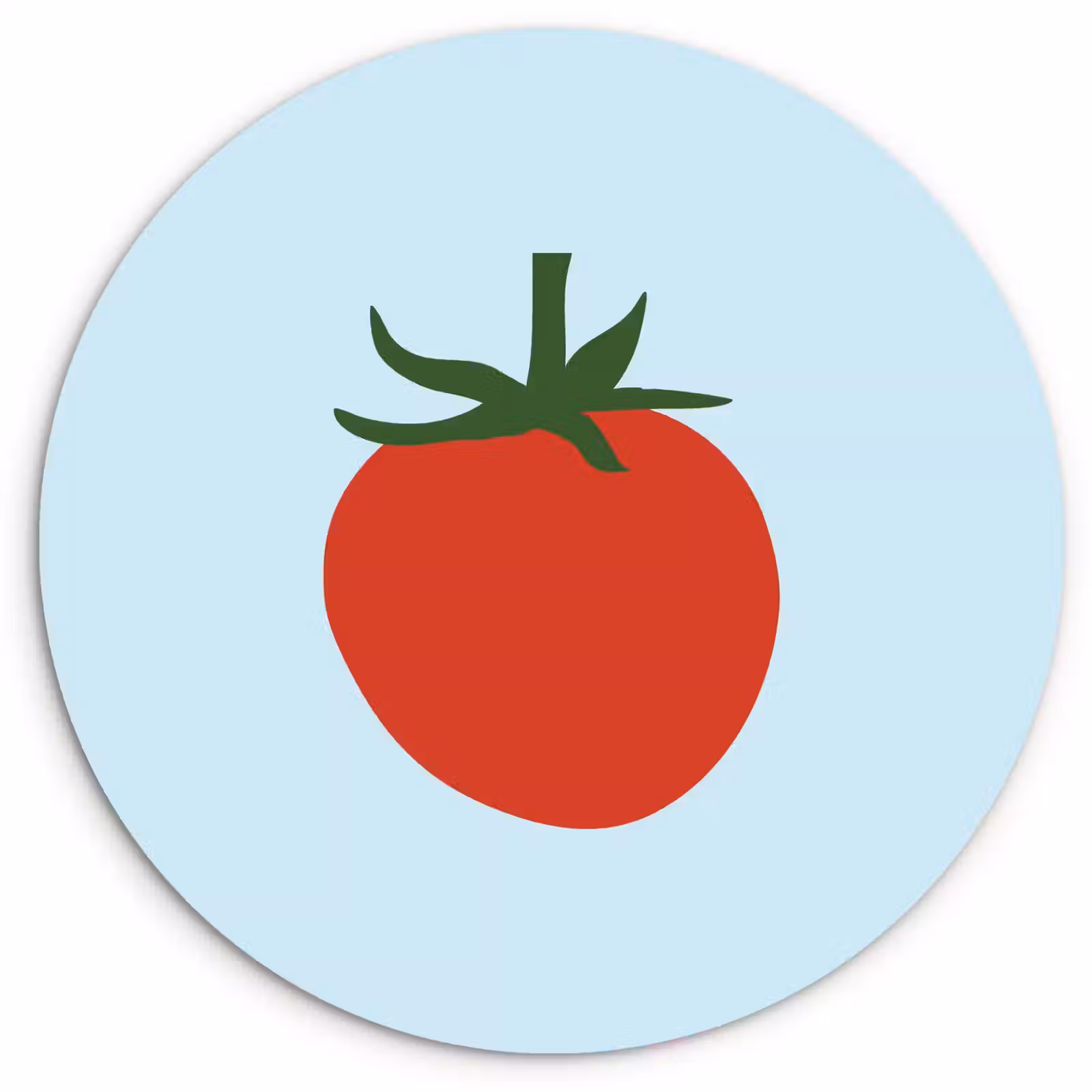 Muurcirkel - Rood - Tomaat - Groente — 1