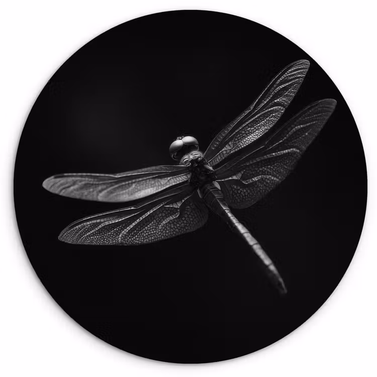 Muurcirkel - Libelle - Dieren - Zwart - Insect — 1