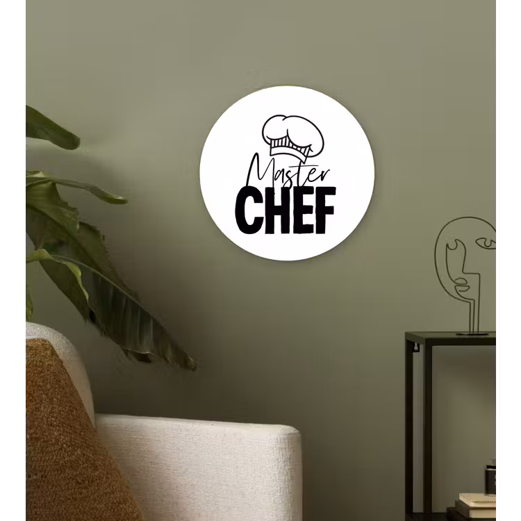 Muurcirkel - Keuken - Koken - Bakken - Chef - Master Chef - Kok - Tekst — 3