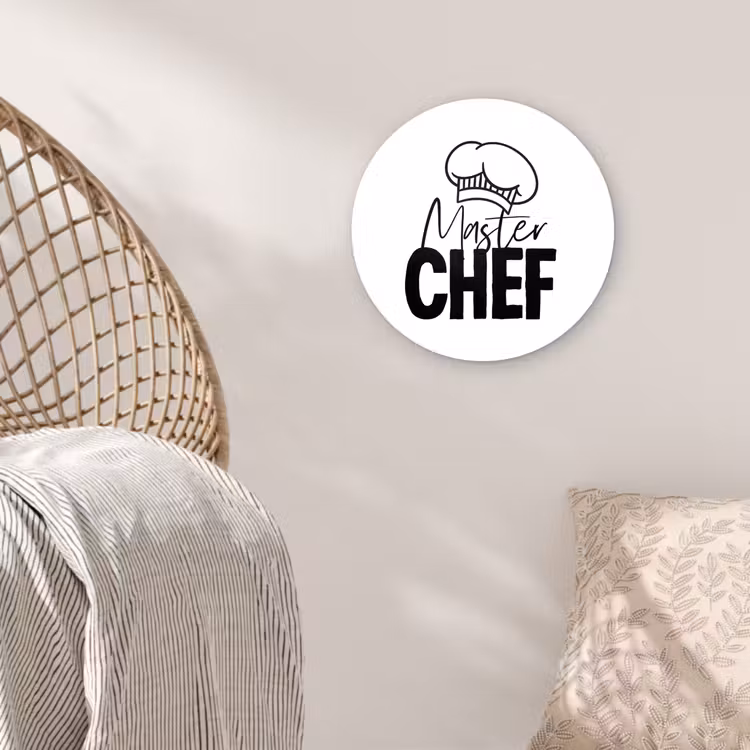 Muurcirkel - Keuken - Koken - Bakken - Chef - Master Chef - Kok - Tekst — 5