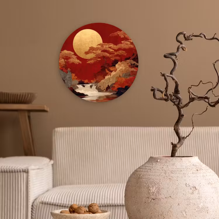Muurcirkel - Volle maan - Landschap - Waterval — 2