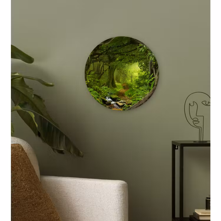 Muurcirkel - Jungle - Groen - Natuur - Tropisch - Planten — 3