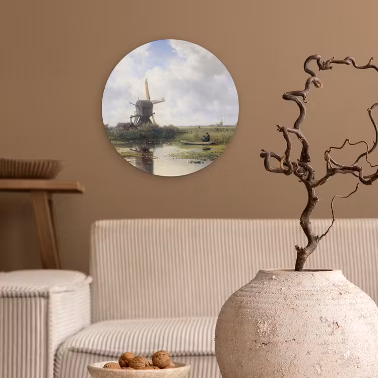 Muurcirkel - Molen - Willem Roelofs - Oude meesters - Kunst — 2