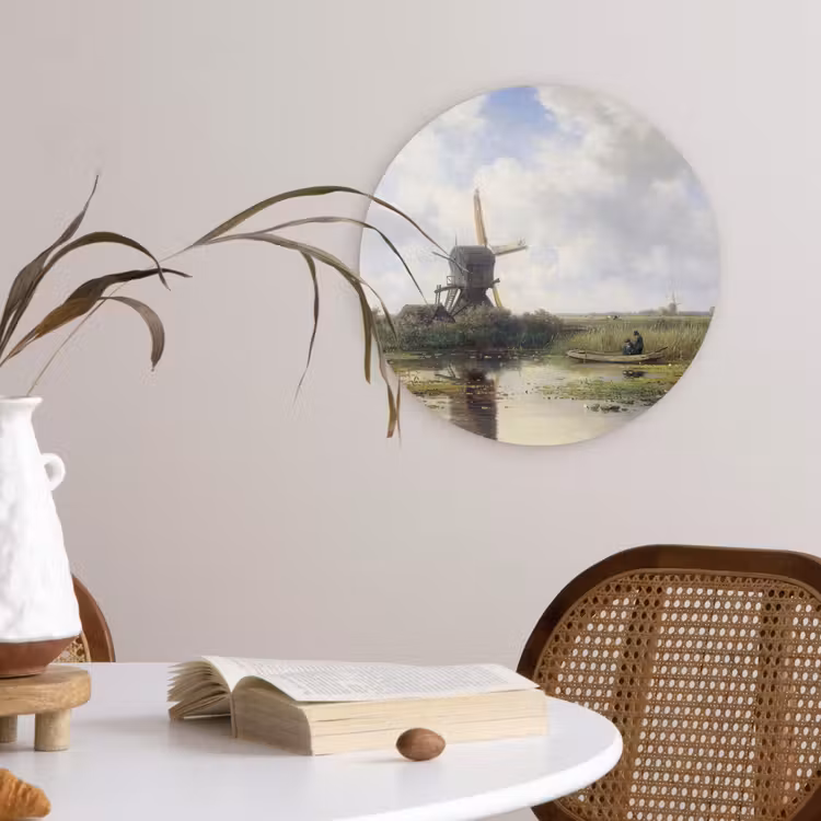 Muurcirkel - Molen - Willem Roelofs - Oude meesters - Kunst — 4