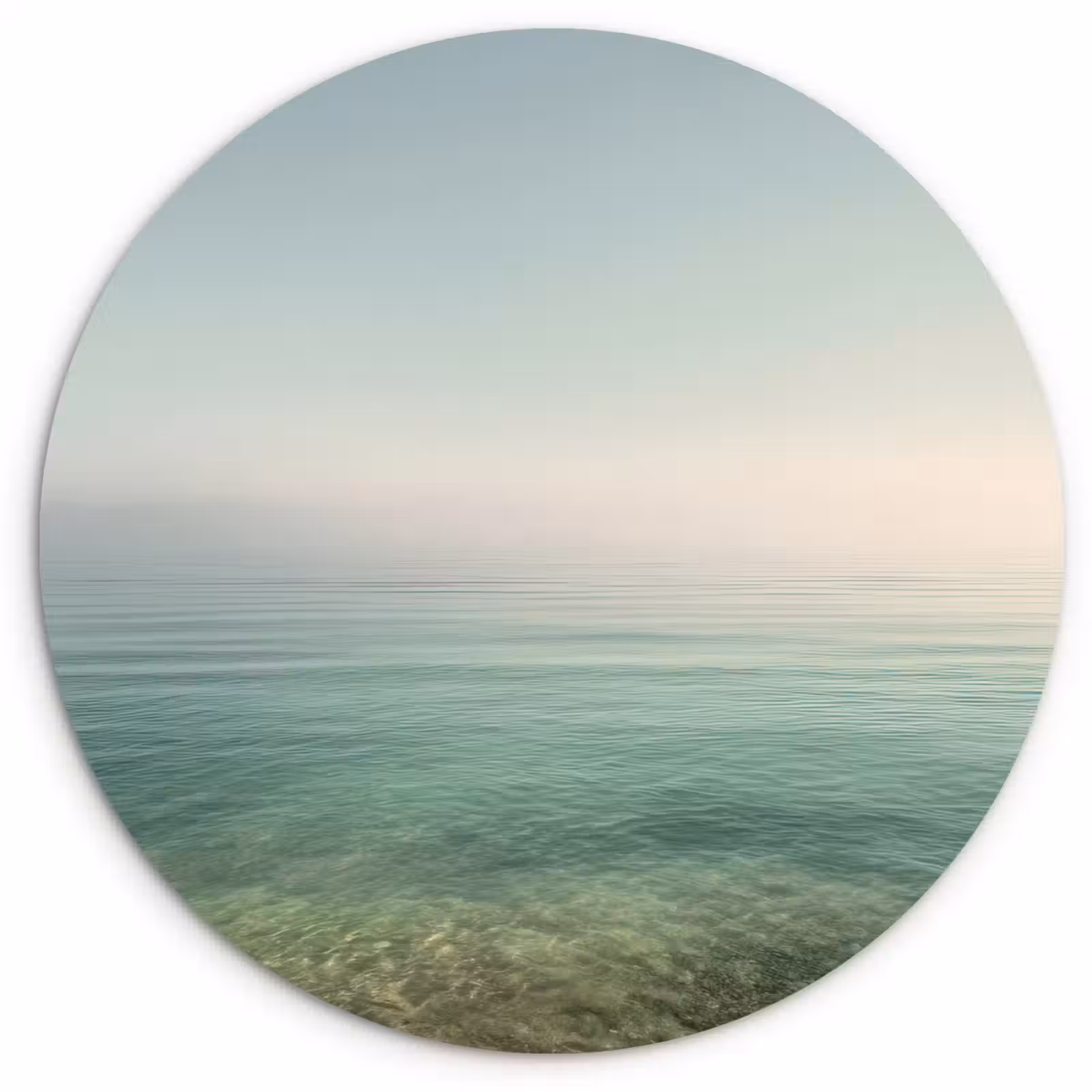 Muurcirkel - Zee - Horizon - Blauw - Mist — 1